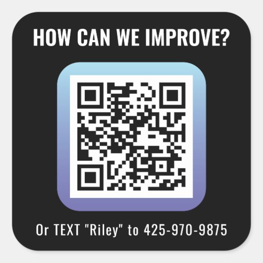 Product Genius Square Sticker (Voorkant)