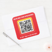 Product Genius Square Sticker - Keene Red (Envelop)