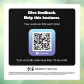 Product Genius venster plakken vierkant - 101524 v Raamsticker (Vel 3)