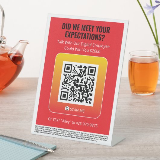 Product Genius voetstuk Reclamebord Met Voetstuk (Insitu)