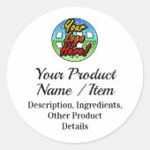 Product Ingrediënt Item Essentiële Olie Fles Label (Voorkant)