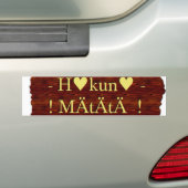 Product jambo Hakuna Matata-dag aanpassen Bumpersticker (Op auto)
