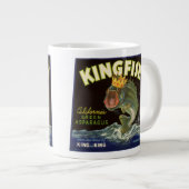 product kan kunst labelen, tandbaars grote koffiekop (Voorkant rechts)