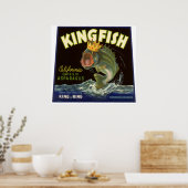 product kan kunst labelen, tandbaars poster (Keuken)