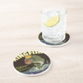  product kan kunst labelen, tandbaars zandsteen onderzetter (Zijkant)