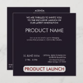  product lanceringsgebeurtenis, eenvoudig save the date (Voorkant / Achterkant)
