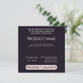  product lanceringsgebeurtenis, eenvoudig save the date (Staand voorkant)