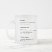 Product Manager Gebruikersverhaal Agile Scrum Matglas Koffiemok (Links)