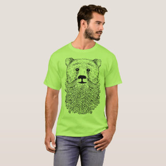 Product met gekaard Beer T-shirt