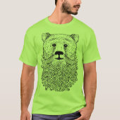 Product met gekaard Beer T-shirt (Voorkant)