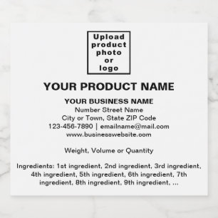 Product Minimale Informatie over Wit Likeurfles Etiket
