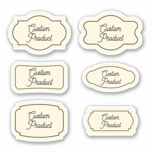  product pot 6 stuks label sticker (Voorkant)