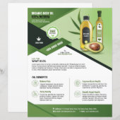 Product Promotion Flyer Template  (Voorkant / Achterkant)