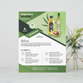Product Promotion Flyer Template  (Staand voorkant)