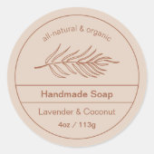 Product Roze Logo Etiket (Voorkant)