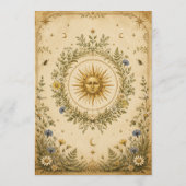 Product Titel Midzomer Viering Botanisch Kaart (Achterkant)