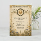 Product Titel Midzomer Viering Botanisch Kaart (Staand voorkant)