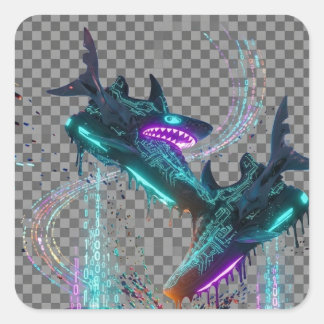 Product Title: Minimalist Aesthetic | Elegant Scri Vierkante Sticker