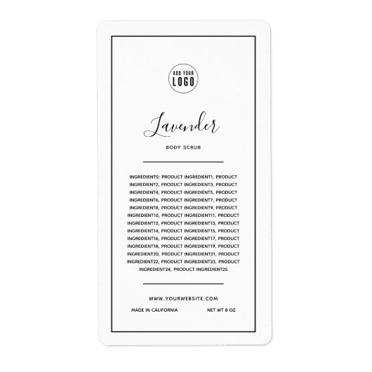 Product uit de lijst met zwarte-grensingrediënten  etiket (Voorkant)