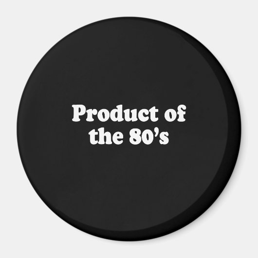 PRODUCT VAN HET 80'S T-shirt Magneet (Voorkant)