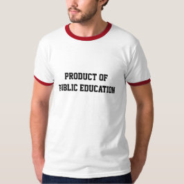 Product van openbaar onderwijs t-shirt