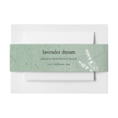 Product Verpakking Salie Groene Botanische Zeep Wr Uitnodigingen Wikkel (Voorkant Voorbeeld)