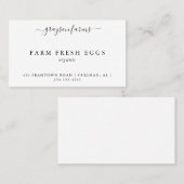 Product Visitekaartje (Voorkant / Achterkant)