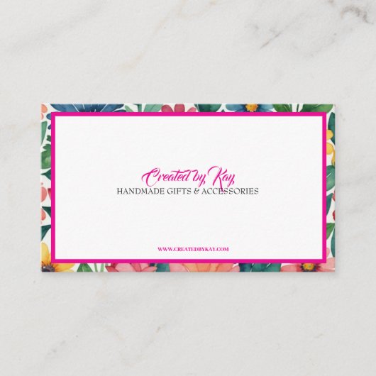 Product Visitekaartje (Voorkant)