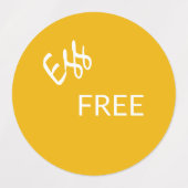 Productallergie Alert Waterdicht Label (Design 2)