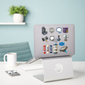 Productassortiment 1 sticker (Laptop op bureau)