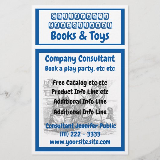 Productbrochure voor kinderen flyer (Voorkant)