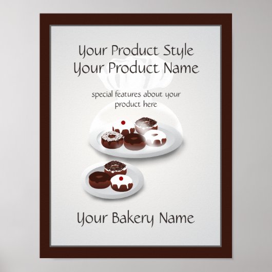 Productcode Donut Bakery Baker Poster (Voorkant)