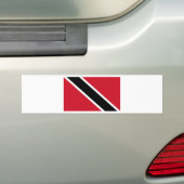 Producten en Design van Trinidad en Tobago! Bumpersticker (Op auto)