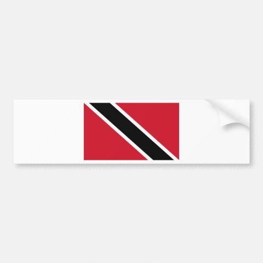 Producten en Design van Trinidad en Tobago! Bumpersticker (Voorkant)