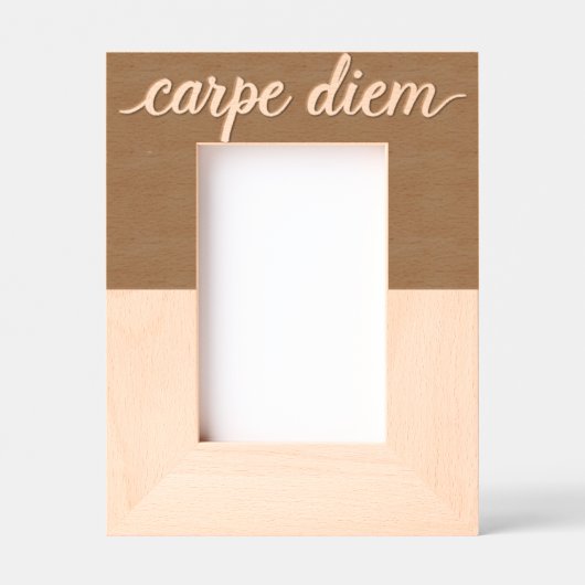 Producten met een 'carpe diem' design gegraveerde lijstjes (Voorkant)