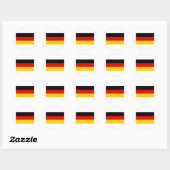 producten onder Duitse vlag Ronde Sticker (Vel)