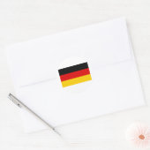 producten onder Duitse vlag Ronde Sticker (Envelop)