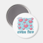 Producten van de Humor tegen varkensgriep Magneet (Voorkant / Achterkant)