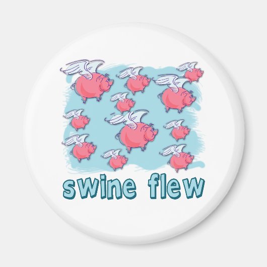 Producten van de Humor tegen varkensgriep Magneet (Voorkant)