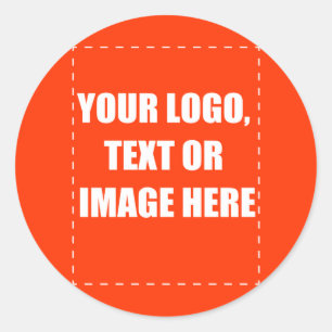 Producten van de kostuums ronde sticker