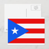 producten van de Puerto Ricaanse vlag Briefkaart (Voorkant / Achterkant)