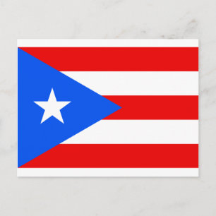producten van de Puerto Ricaanse vlag Briefkaart