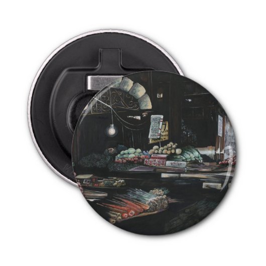 Producten van een geagglomereerde oogst, Jeruzalem Button Flesopener (Voorkant)