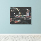 Producten van een geagglomereerde oogst, Jeruzalem Canvas Afdruk (Insitu (Houten vloer))