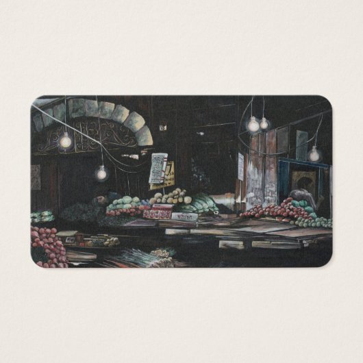 Producten van een geagglomereerde oogst, Jeruzalem Visitekaartjes (Voorkant)