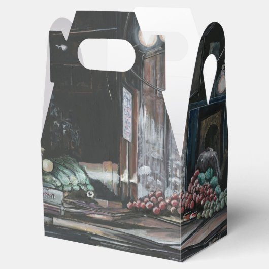 Producten van een geworstelde oogst bedankdoosjes (Geopend)