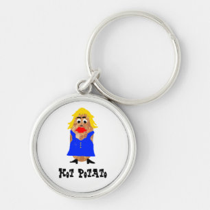 Producten van hete aardappelen sleutelhanger