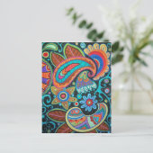Producten van Paisley Art afbeelding Briefkaart (Staand voorkant)