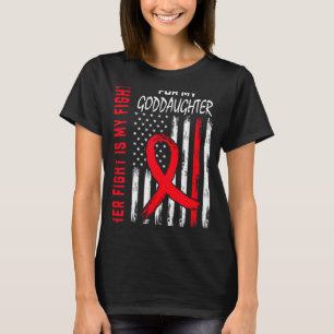Producten voor bewustwording hartziekte nichtje ma t-shirt