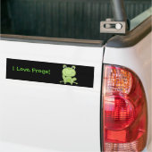 Producten voor Kikkersliefhebbers Bumpersticker (Op Truck)